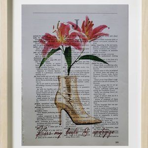 Women's Bootie - Kiss my bootie  apologize - Dictionary ART PRINT